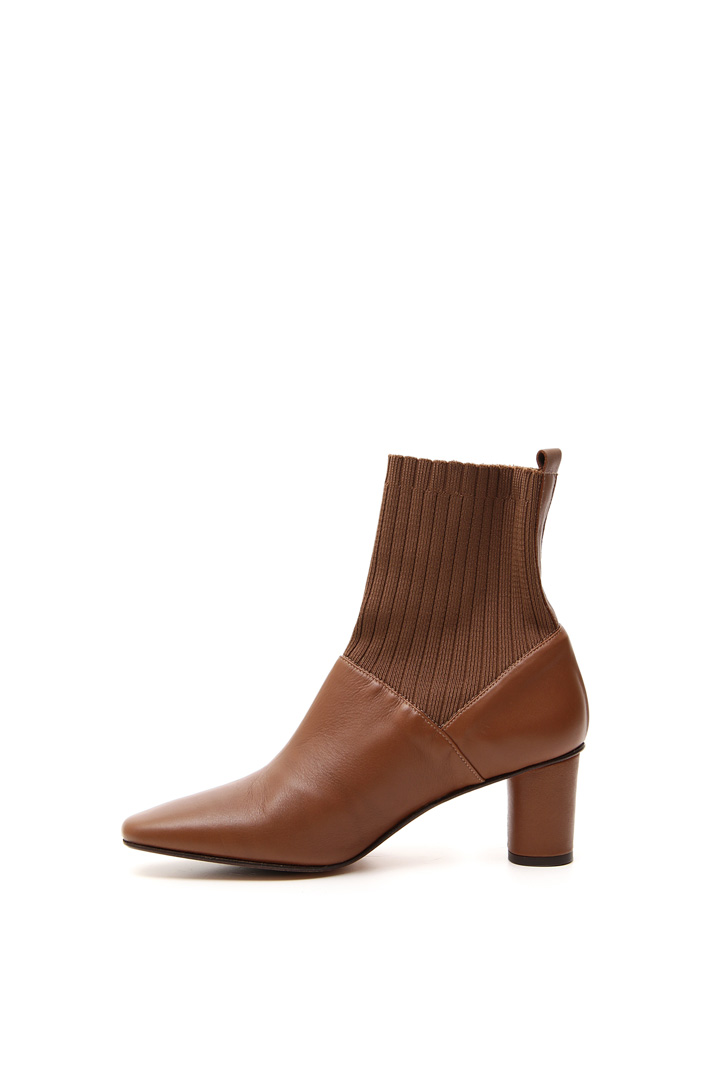 Nappa calf leather ankle-boots Intrend Nappa calf leather ankle-boots Intrend