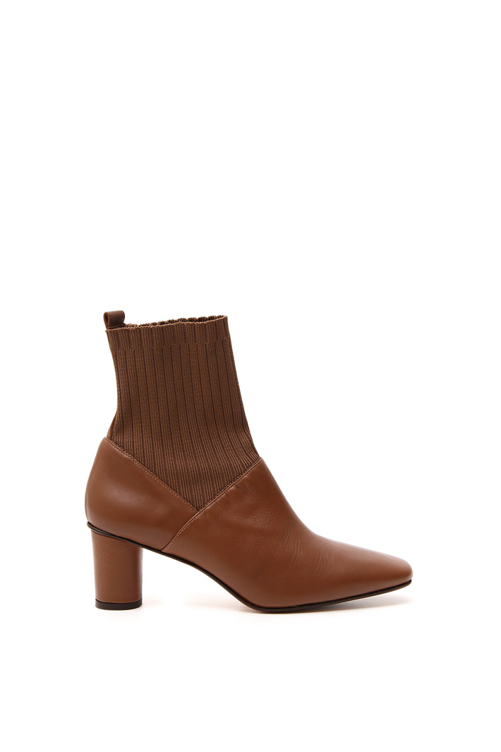 Nappa calf leather ankle-boots Intrend Nappa calf leather ankle-boots Intrend
