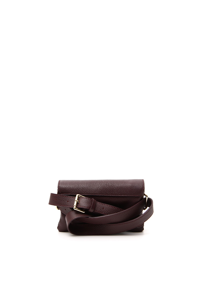 Leather envelope belt bag Intrend Leather envelope belt bag Intrend