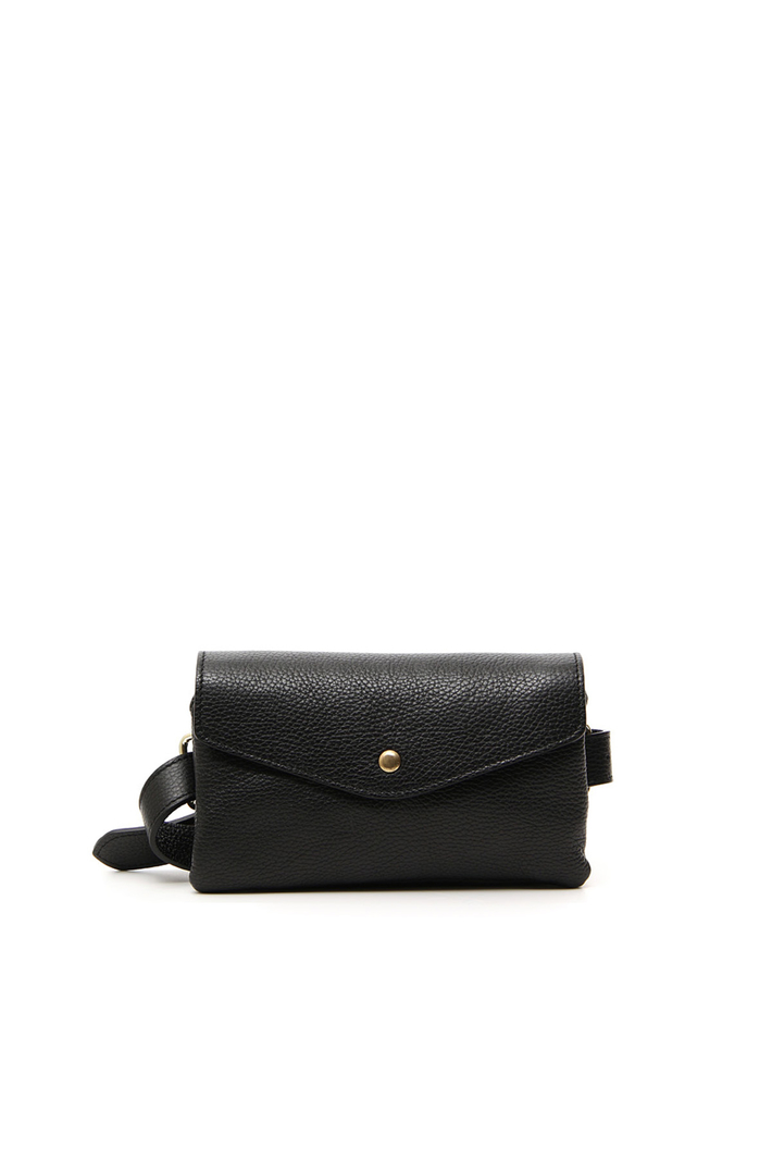 Leather envelope belt bag Intrend Leather envelope belt bag Intrend
