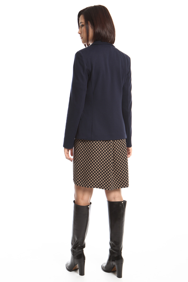 Jacquard jersey jacket Intrend Jacquard jersey jacket Intrend