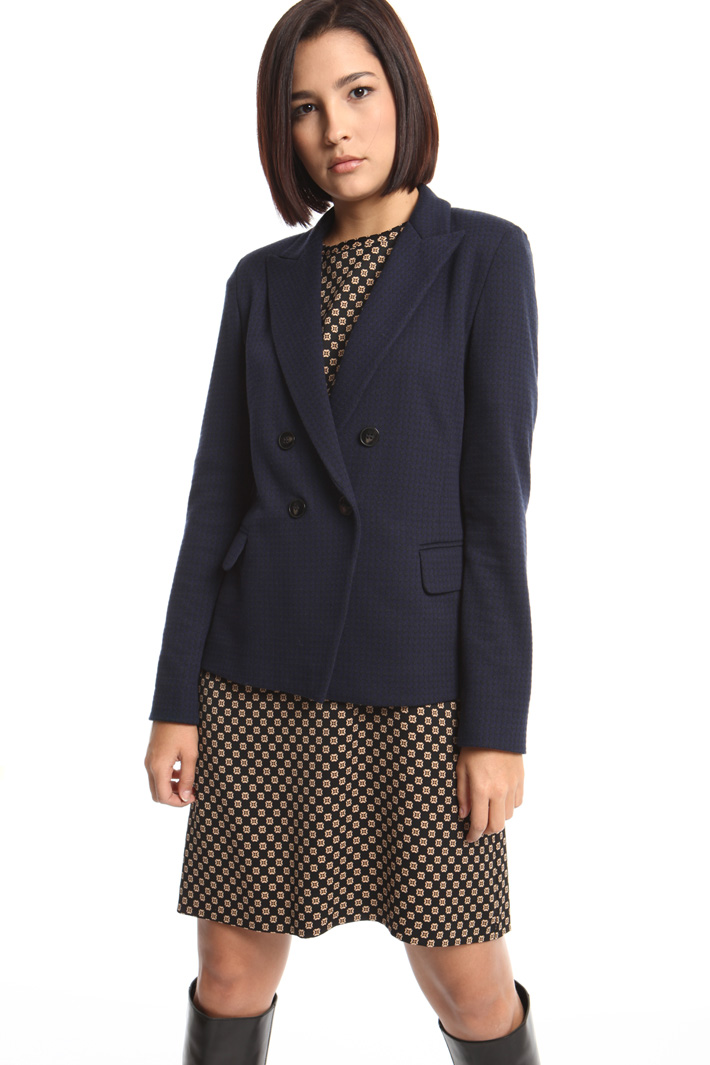 Jacquard jersey jacket Intrend Jacquard jersey jacket Intrend