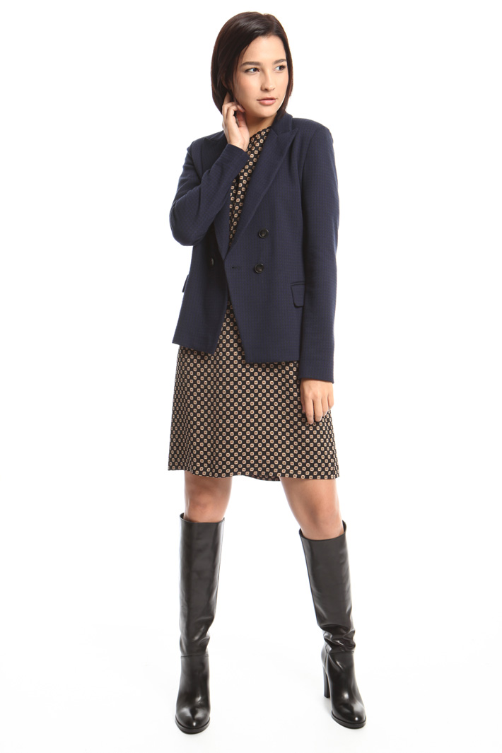 Jacquard jersey jacket Intrend Jacquard jersey jacket Intrend