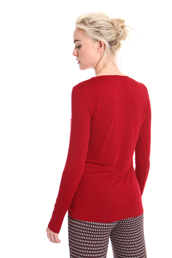 Draped collar top Intrend Draped collar top Intrend