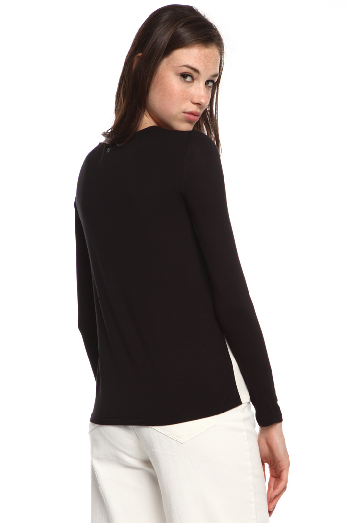 Silk and jersey sweater Intrend Silk and jersey sweater Intrend