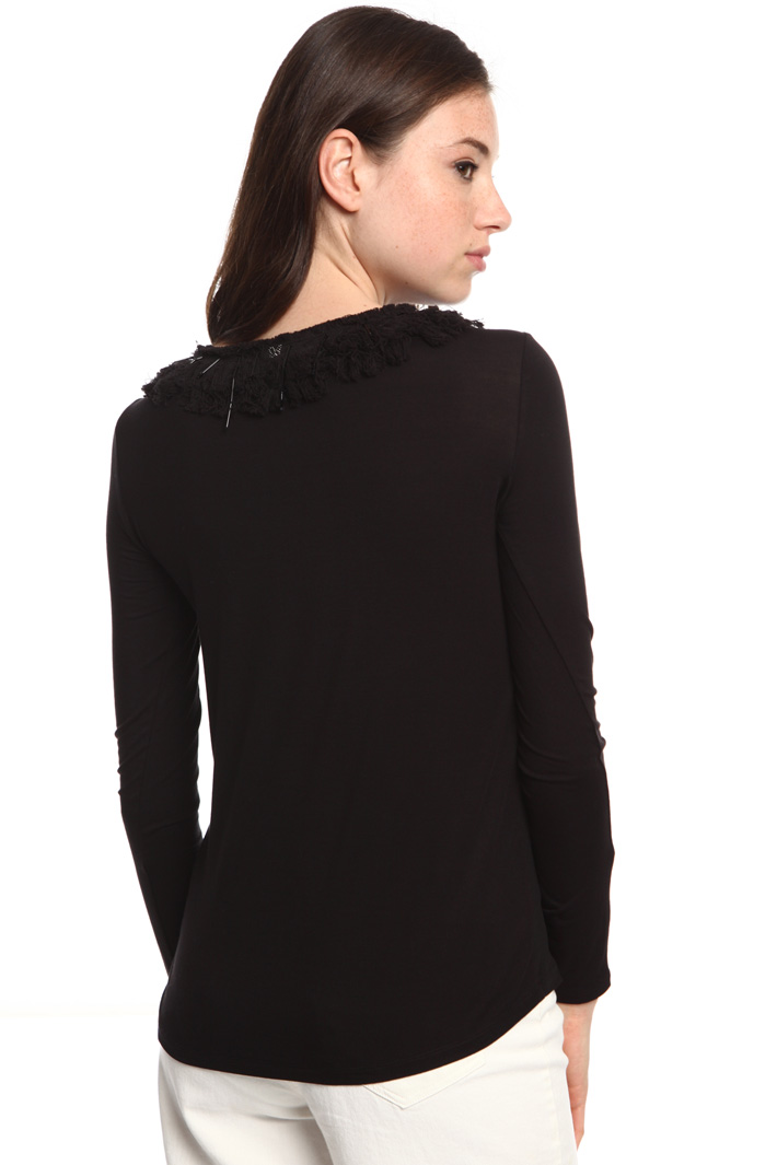 Silk and jersey sweater Intrend Silk and jersey sweater Intrend