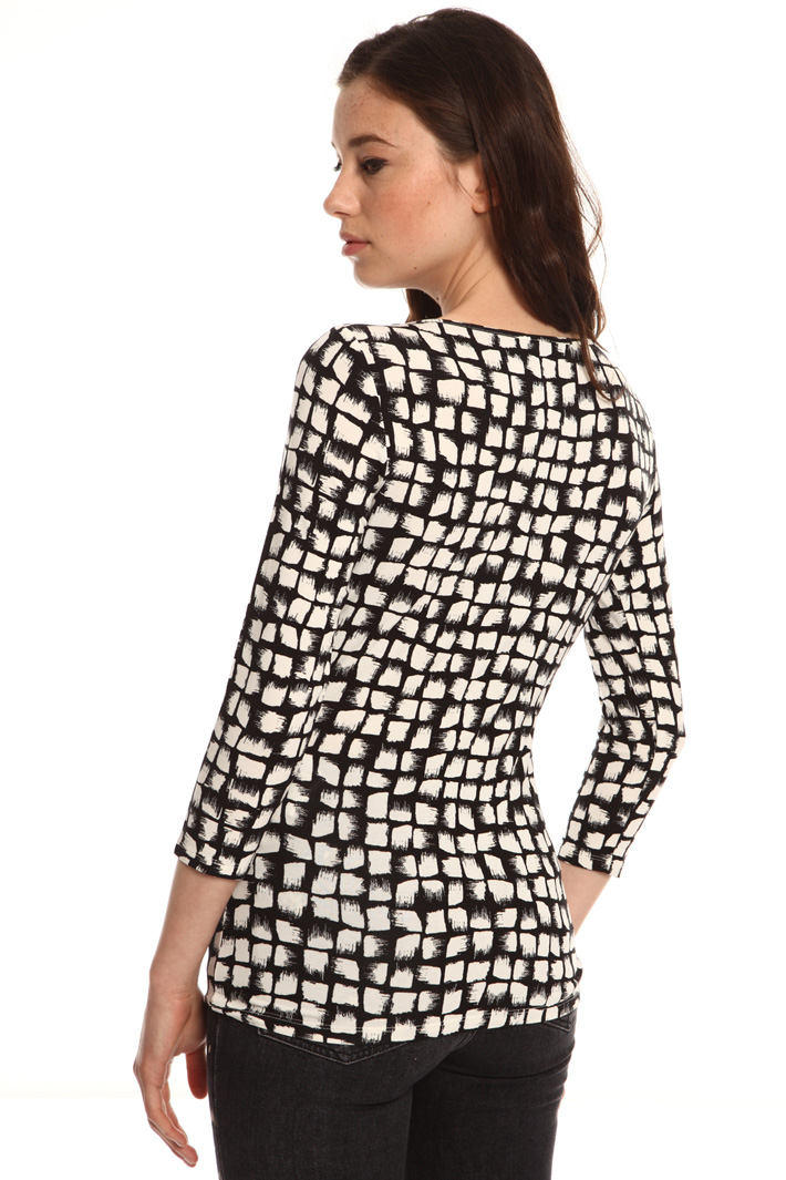 Draped collar top Intrend Draped collar top Intrend