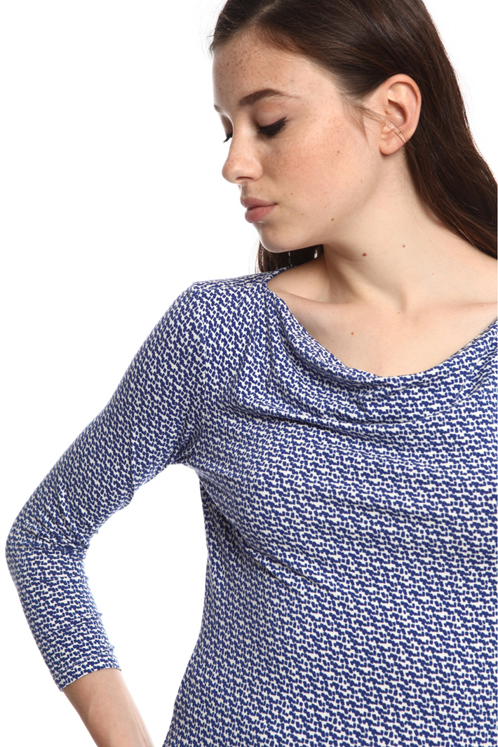 Draped collar top Intrend Draped collar top Intrend