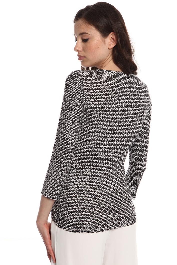 Draped collar top Intrend Draped collar top Intrend