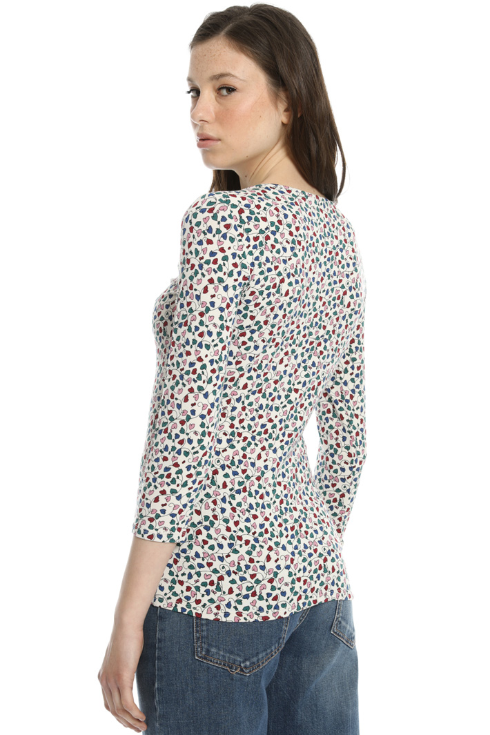 Draped collar top Intrend Draped collar top Intrend