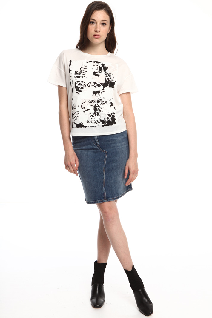 Pure cotton T-shirt Intrend Pure cotton T-shirt Intrend