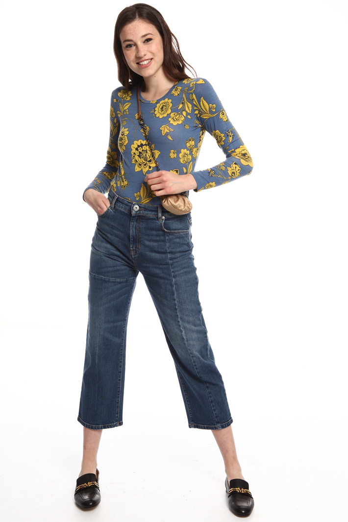 Wool and jersey sweater Intrend Wool and jersey sweater Intrend