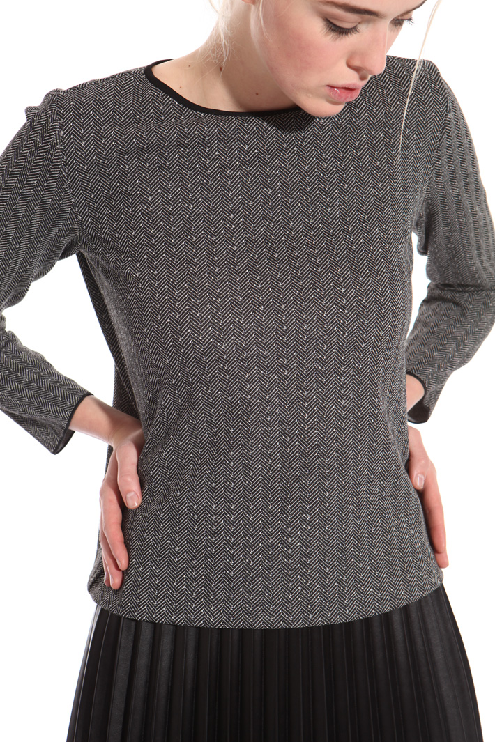 Jacquard jersey sweater Intrend Jacquard jersey sweater Intrend