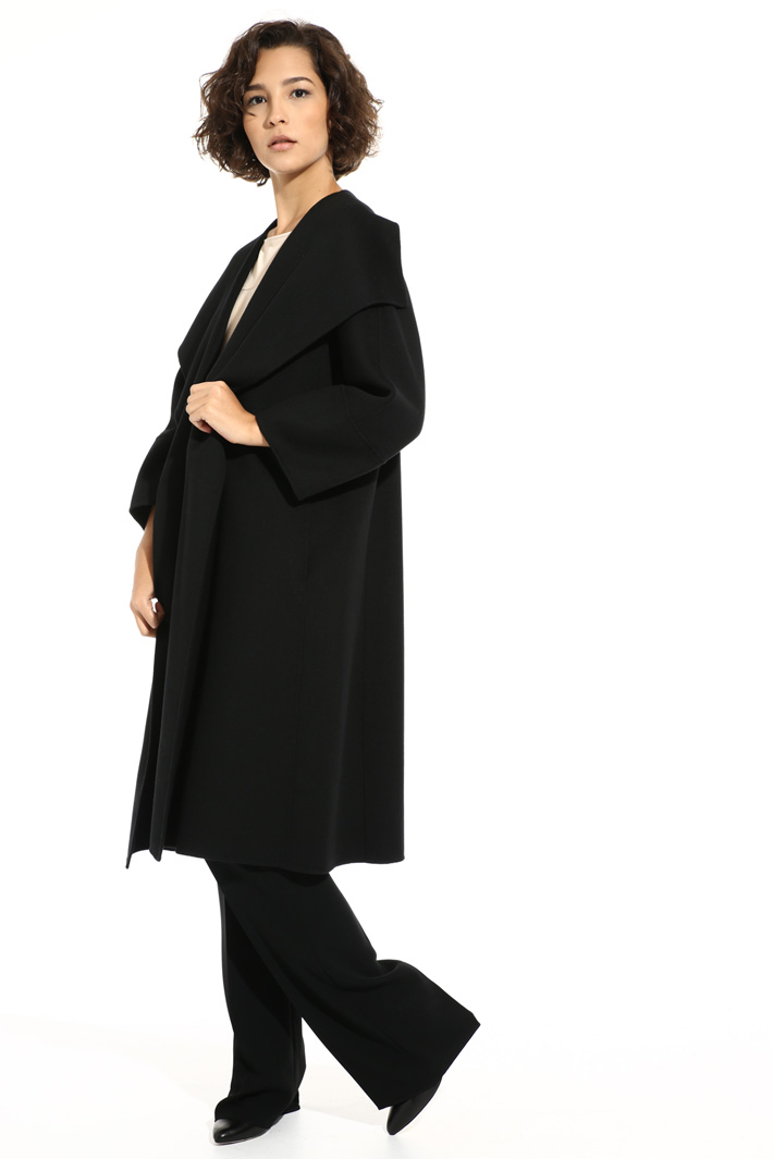 Shawl collar coat Intrend Shawl collar coat Intrend