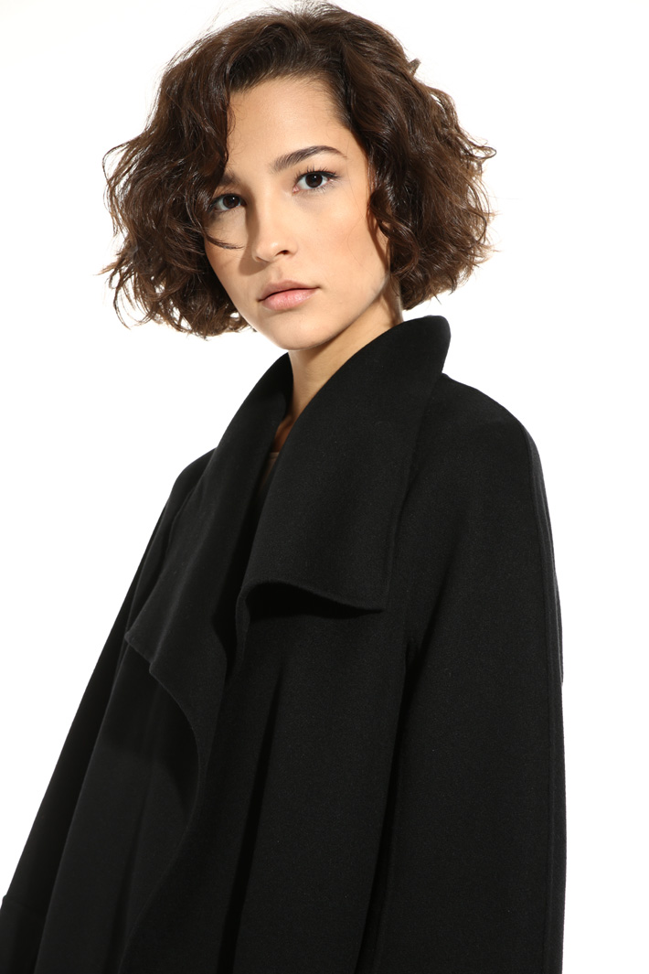 Shawl collar coat Intrend Shawl collar coat Intrend