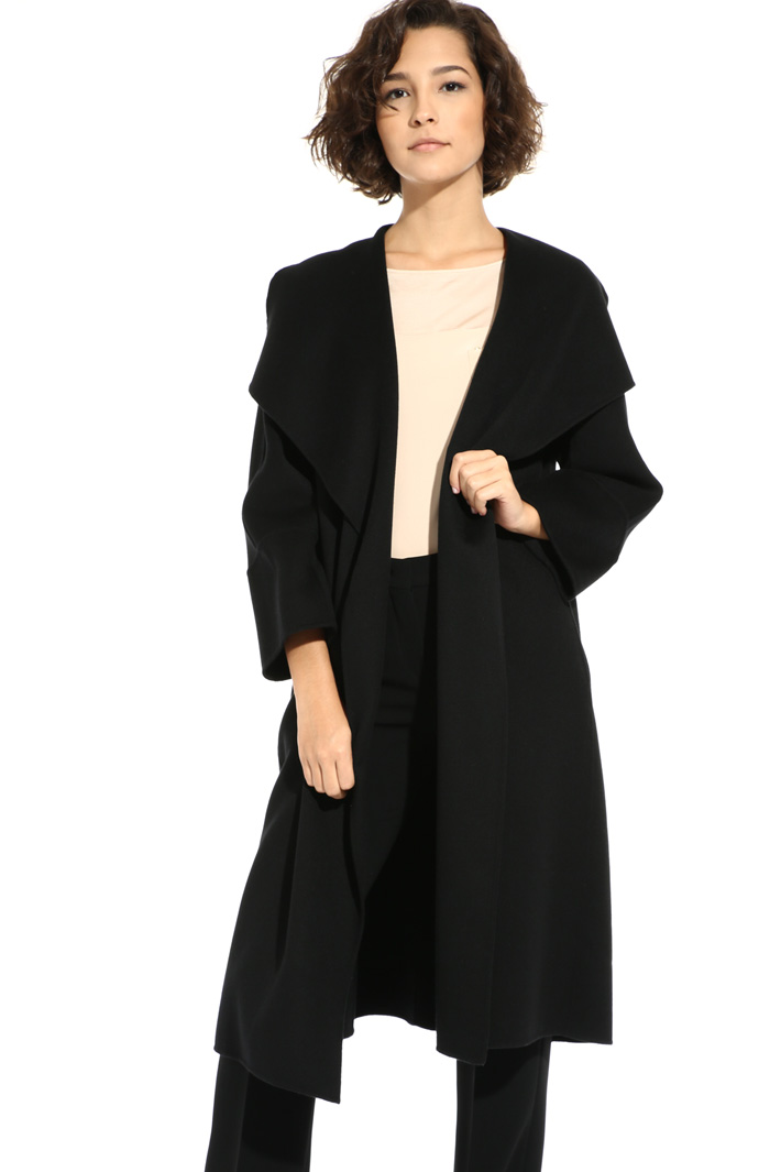 Shawl collar coat Intrend Shawl collar coat Intrend