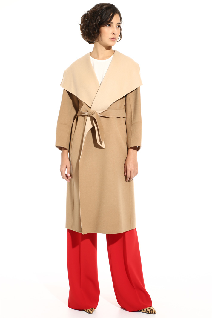 Shawl collar coat Intrend Shawl collar coat Intrend