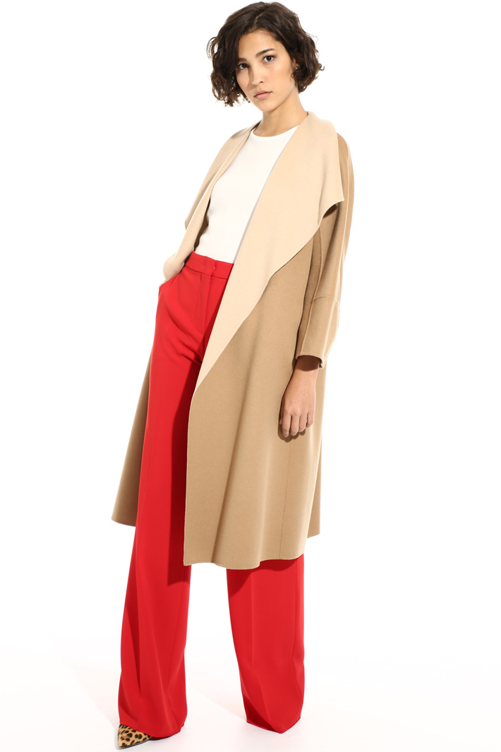 Shawl collar coat Intrend Shawl collar coat Intrend