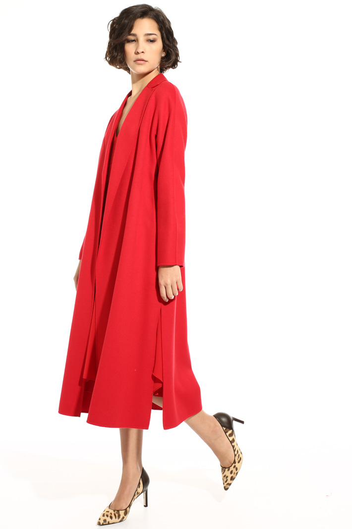 Flared belted coat Intrend Flared belted coat Intrend
