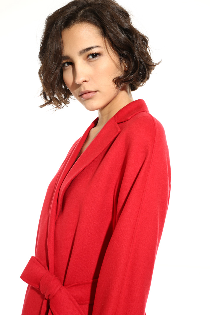 Flared belted coat Intrend Flared belted coat Intrend