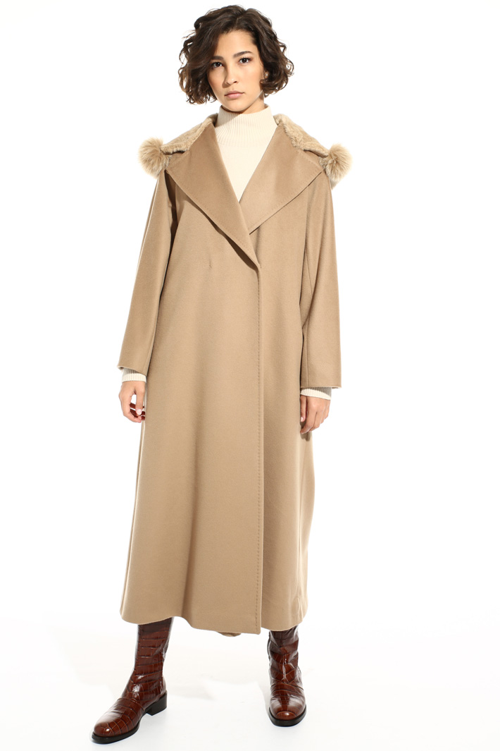 Long hooded coat Intrend Long hooded coat Intrend