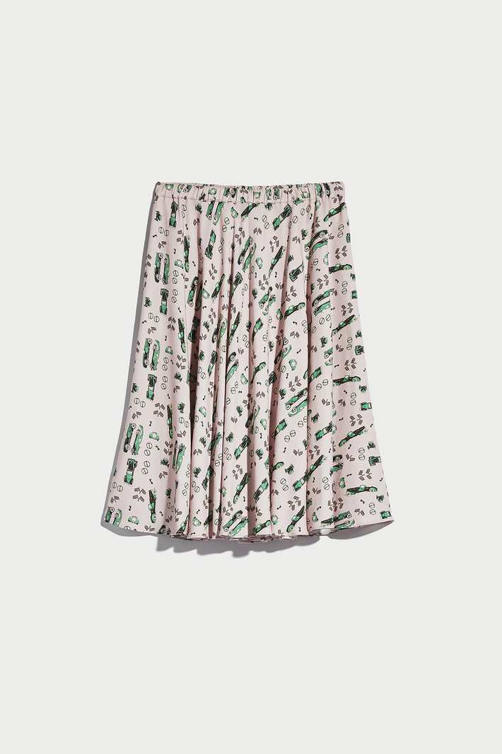Flounced viscose skirt Intrend Flounced viscose skirt Intrend