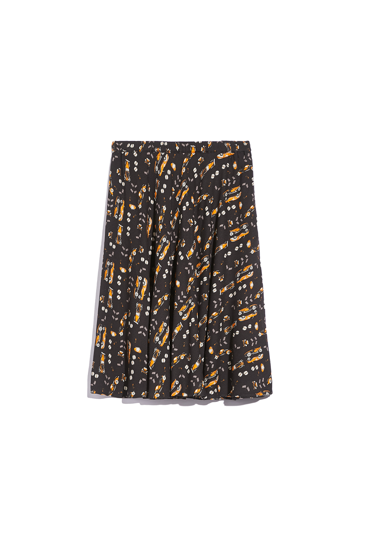 Flounced viscose skirt Intrend Flounced viscose skirt Intrend