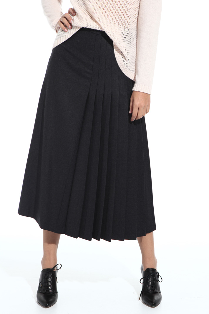 Wool midi skirt Intrend Wool midi skirt Intrend
