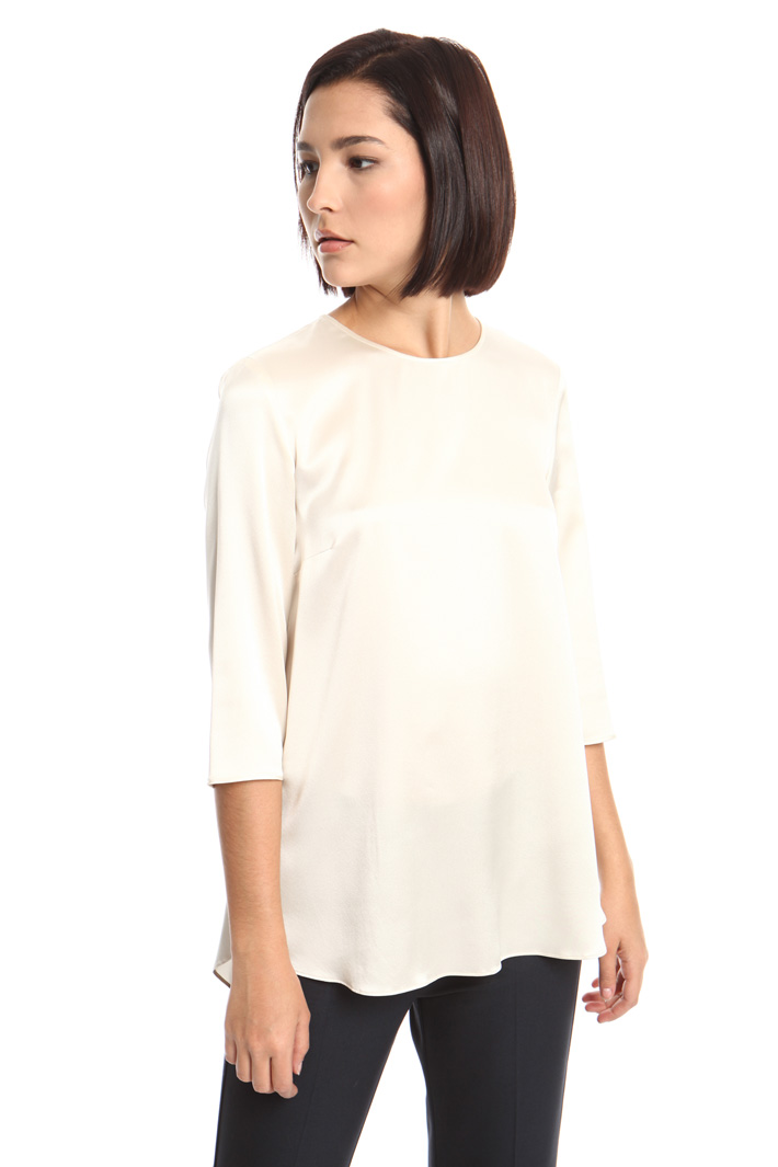 Silk satin blouse Intrend Silk satin blouse Intrend