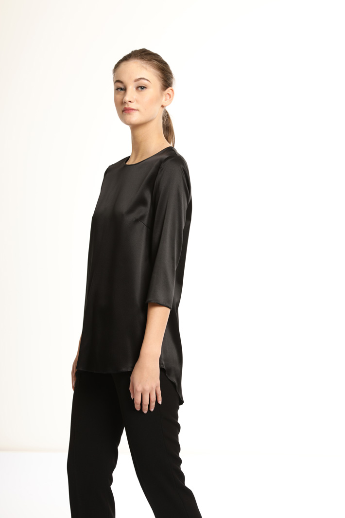 Silk satin blouse Intrend Silk satin blouse Intrend