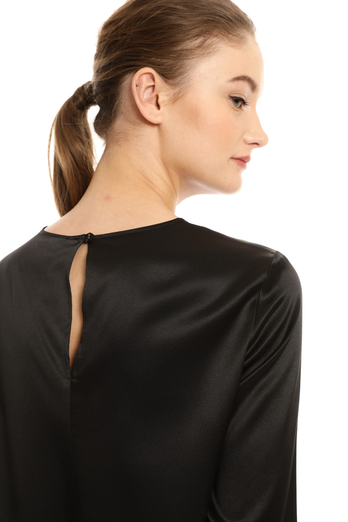 Silk satin blouse Intrend Silk satin blouse Intrend