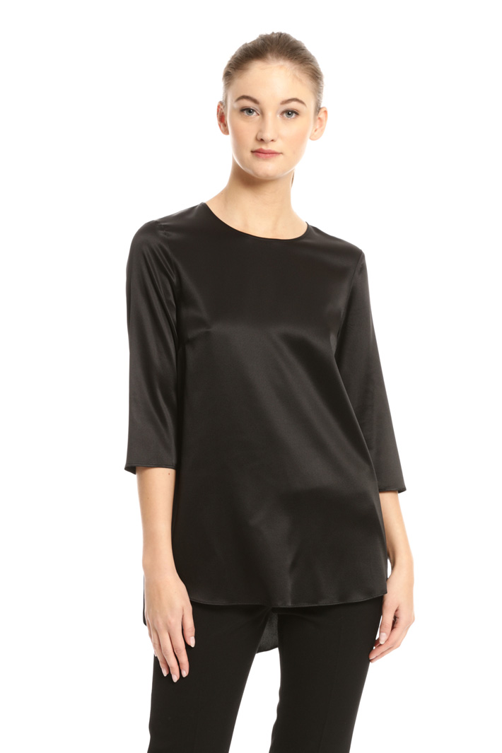 Silk satin blouse Intrend Silk satin blouse Intrend