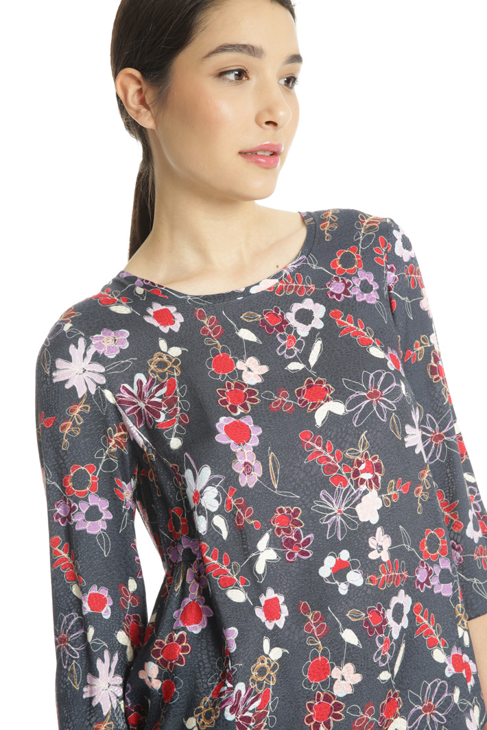 Fluid jacquard blouse Intrend Fluid jacquard blouse Intrend