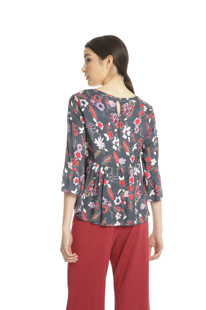 Fluid jacquard blouse Intrend Fluid jacquard blouse Intrend