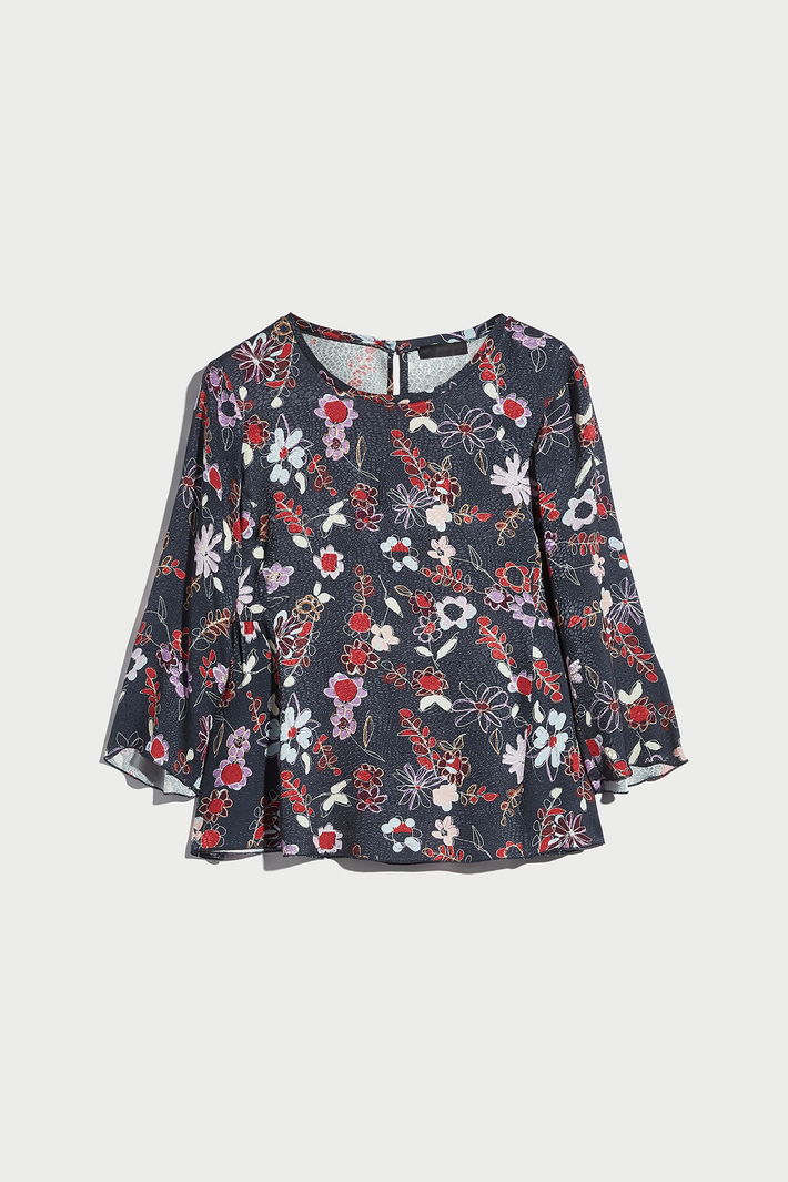 Fluid jacquard blouse Intrend Fluid jacquard blouse Intrend