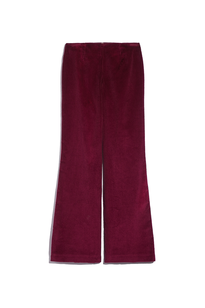 Ribbed palazzo trousers Intrend Ribbed palazzo trousers Intrend