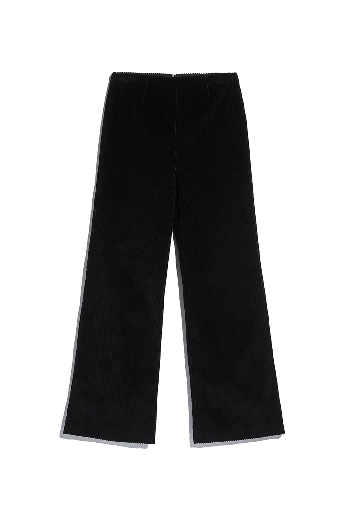 Ribbed palazzo trousers Intrend Ribbed palazzo trousers Intrend