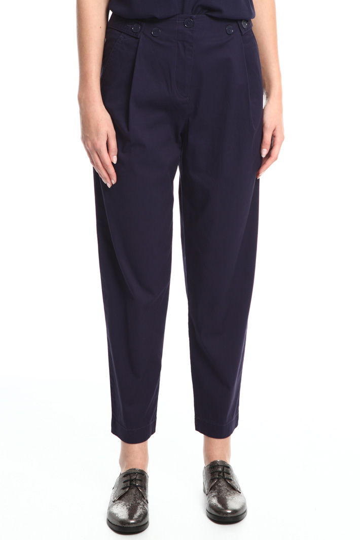 Cotton carrot trousers Intrend Cotton carrot trousers Intrend