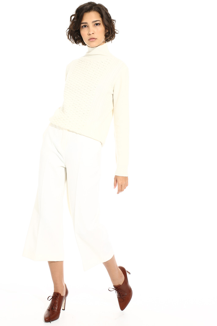 Cropped wool trousers Intrend Cropped wool trousers Intrend