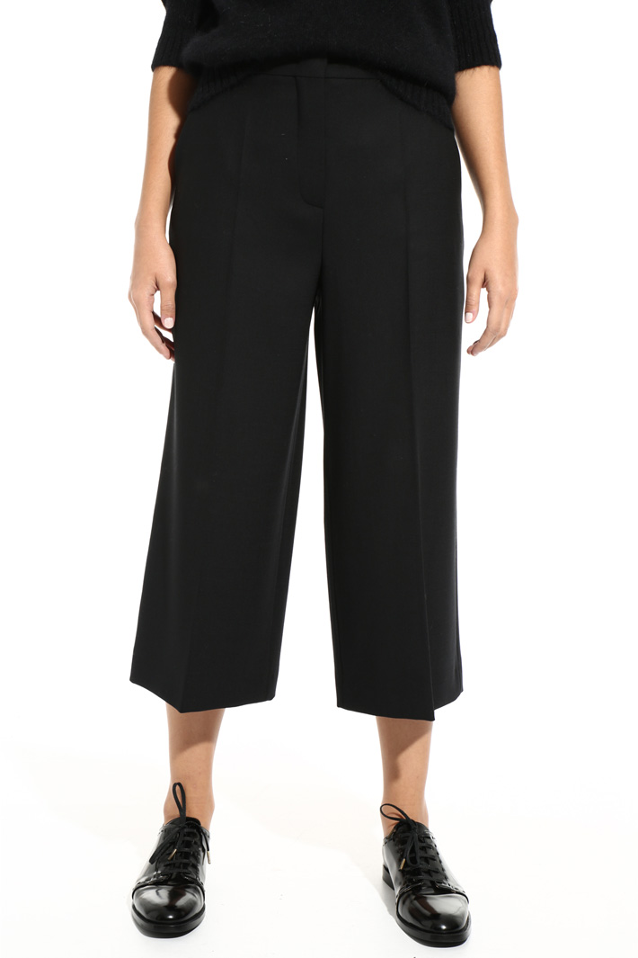 Cropped wool trousers Intrend Cropped wool trousers Intrend