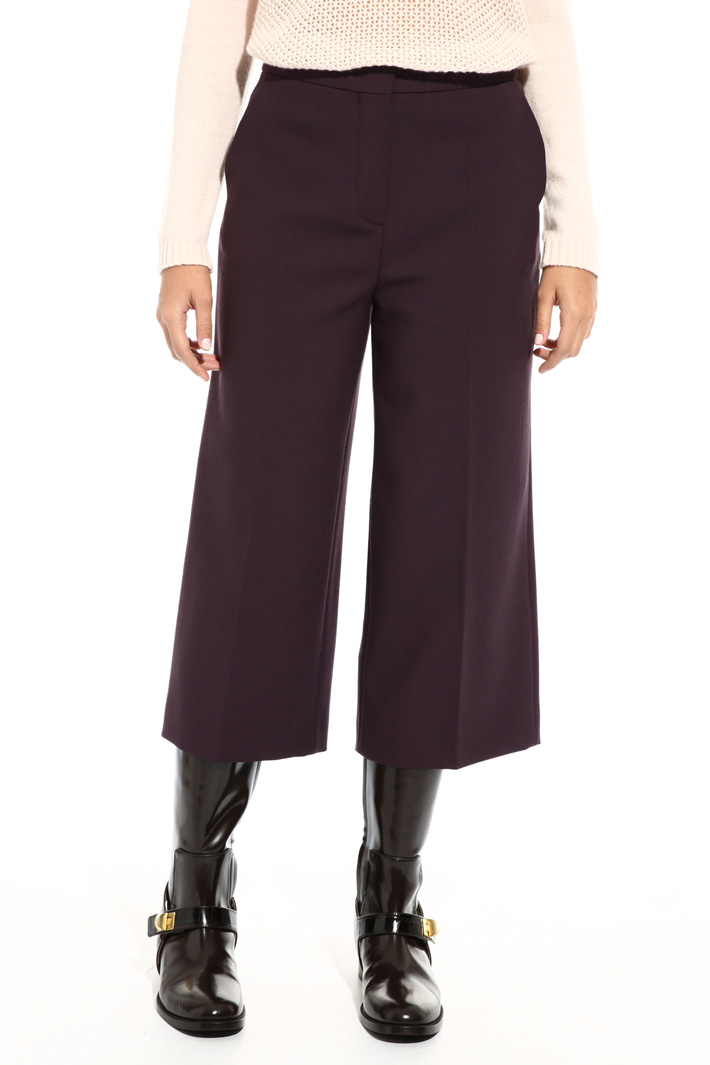 Cropped wool trousers Intrend Cropped wool trousers Intrend