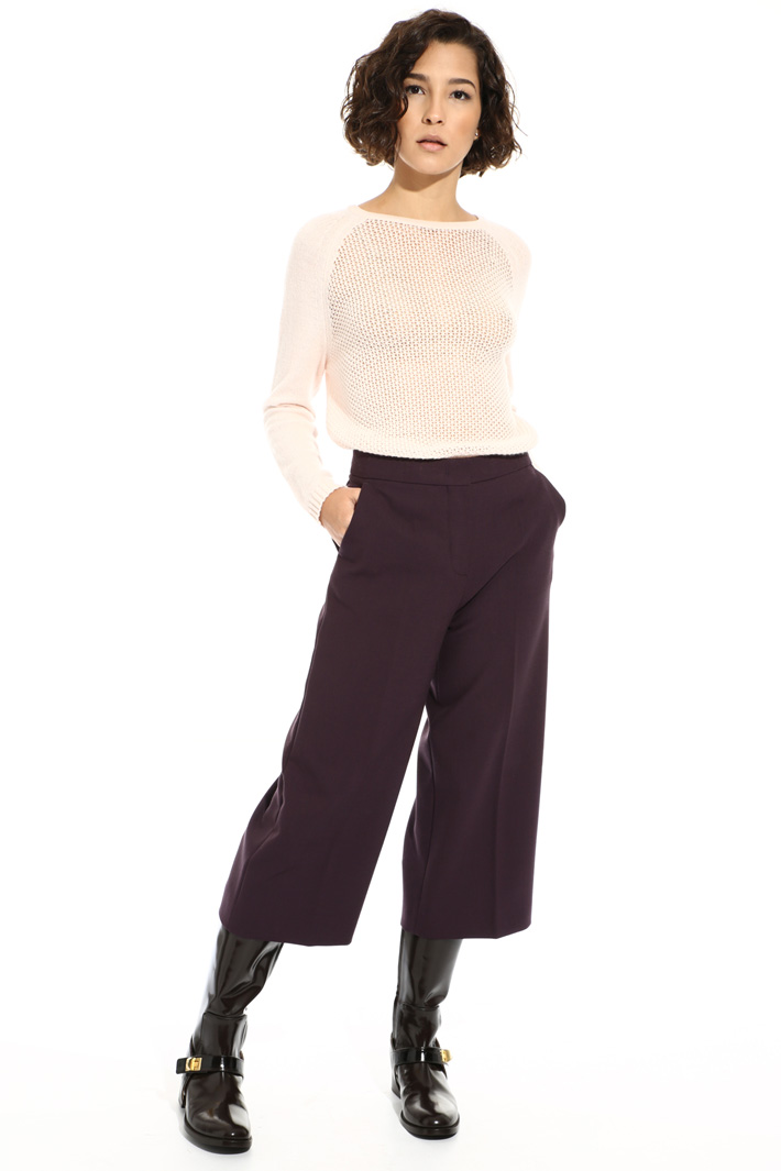 Cropped wool trousers Intrend Cropped wool trousers Intrend