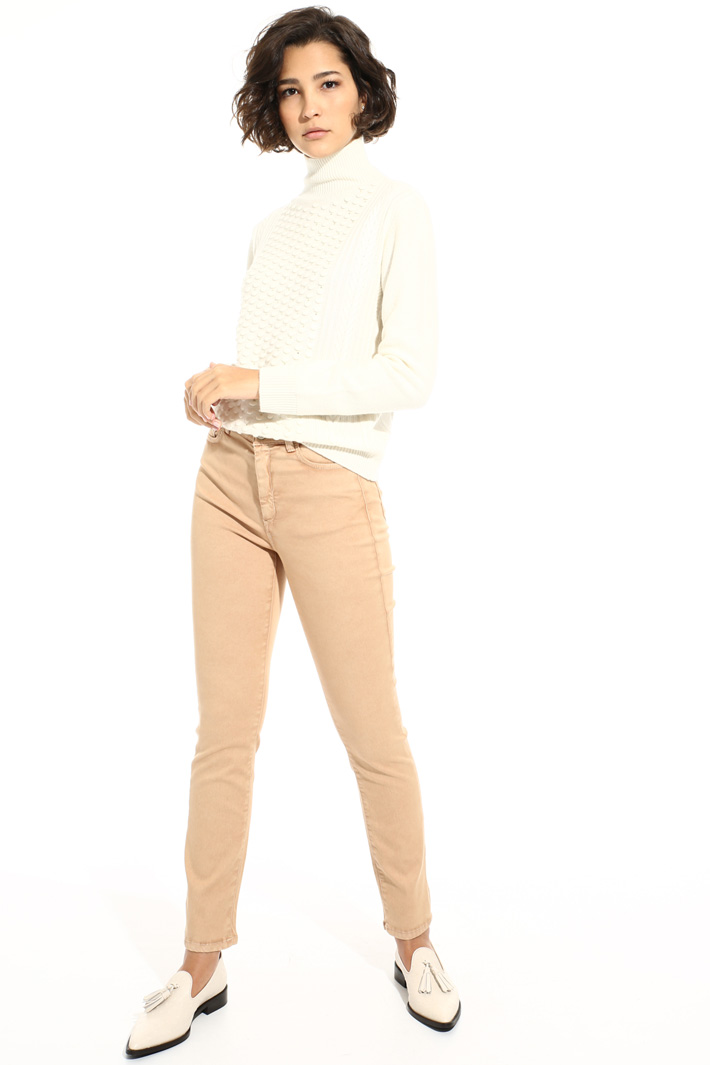 Cotton skinny trousers Intrend Cotton skinny trousers Intrend