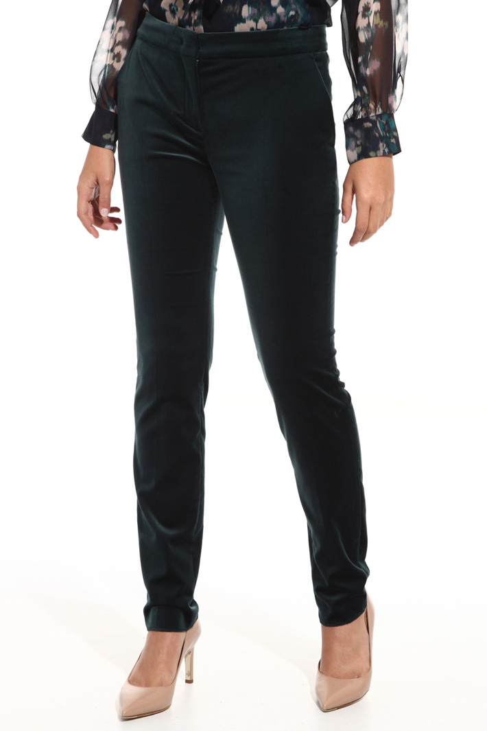 Fitted velvet trousers Intrend Fitted velvet trousers Intrend