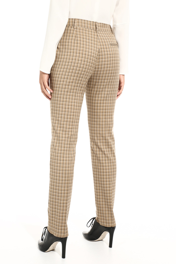 Long checked trousers Intrend Long checked trousers Intrend