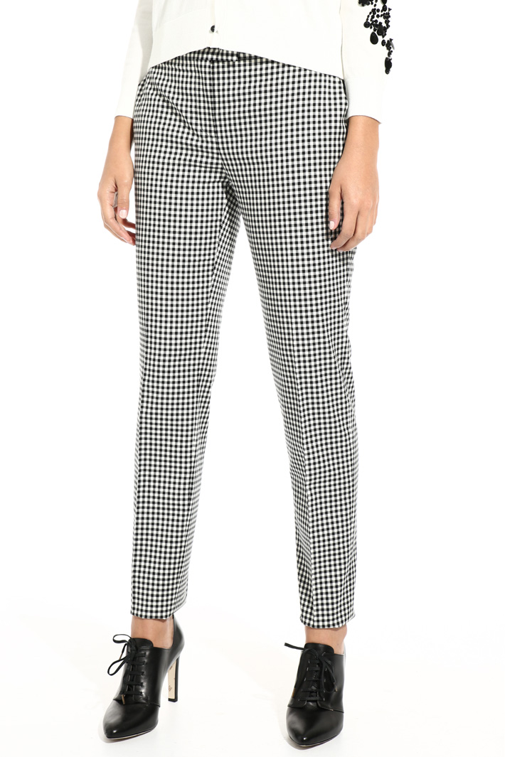 Wool and cotton trousers Intrend Wool and cotton trousers Intrend