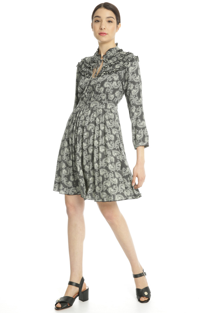 Printed sablé dress Intrend Printed sablé dress Intrend
