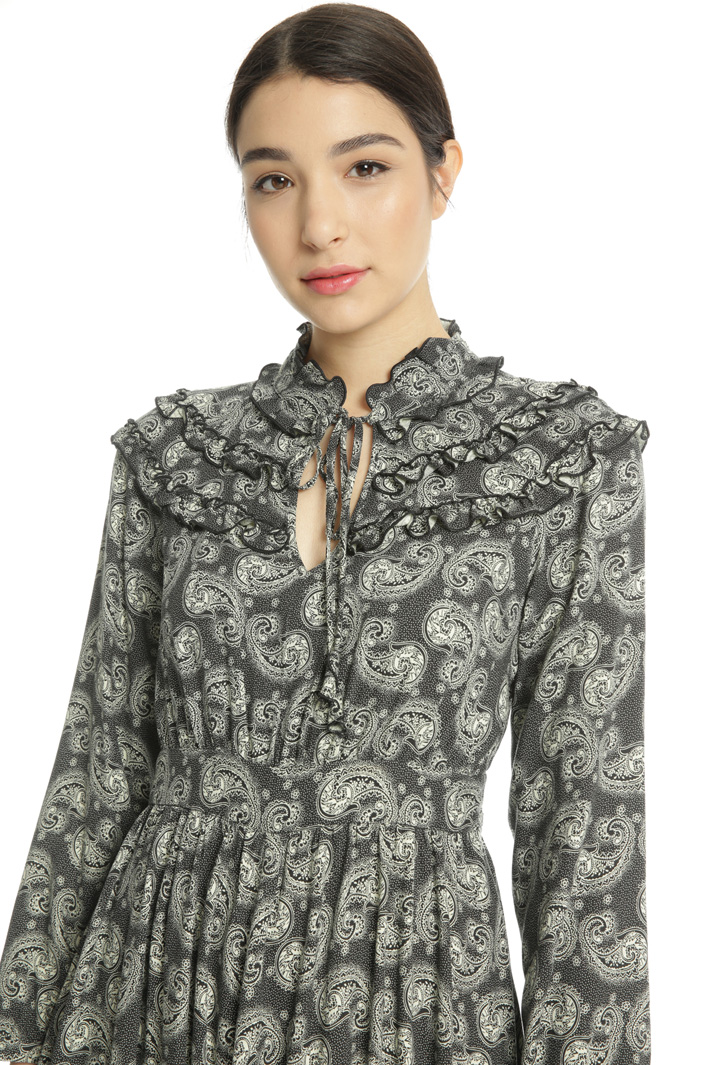Printed sablé dress Intrend Printed sablé dress Intrend