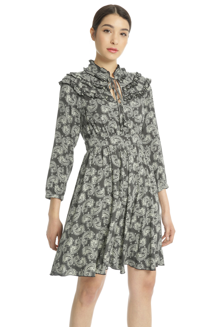 Printed sablé dress Intrend Printed sablé dress Intrend