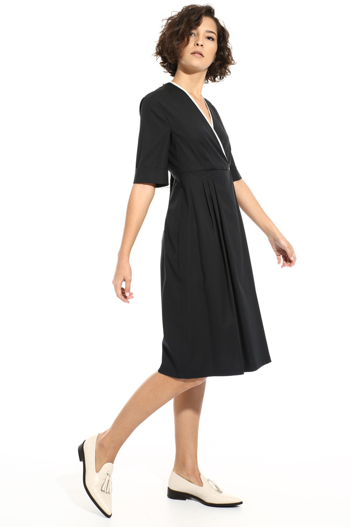 Midi cotton dress Intrend Midi cotton dress Intrend